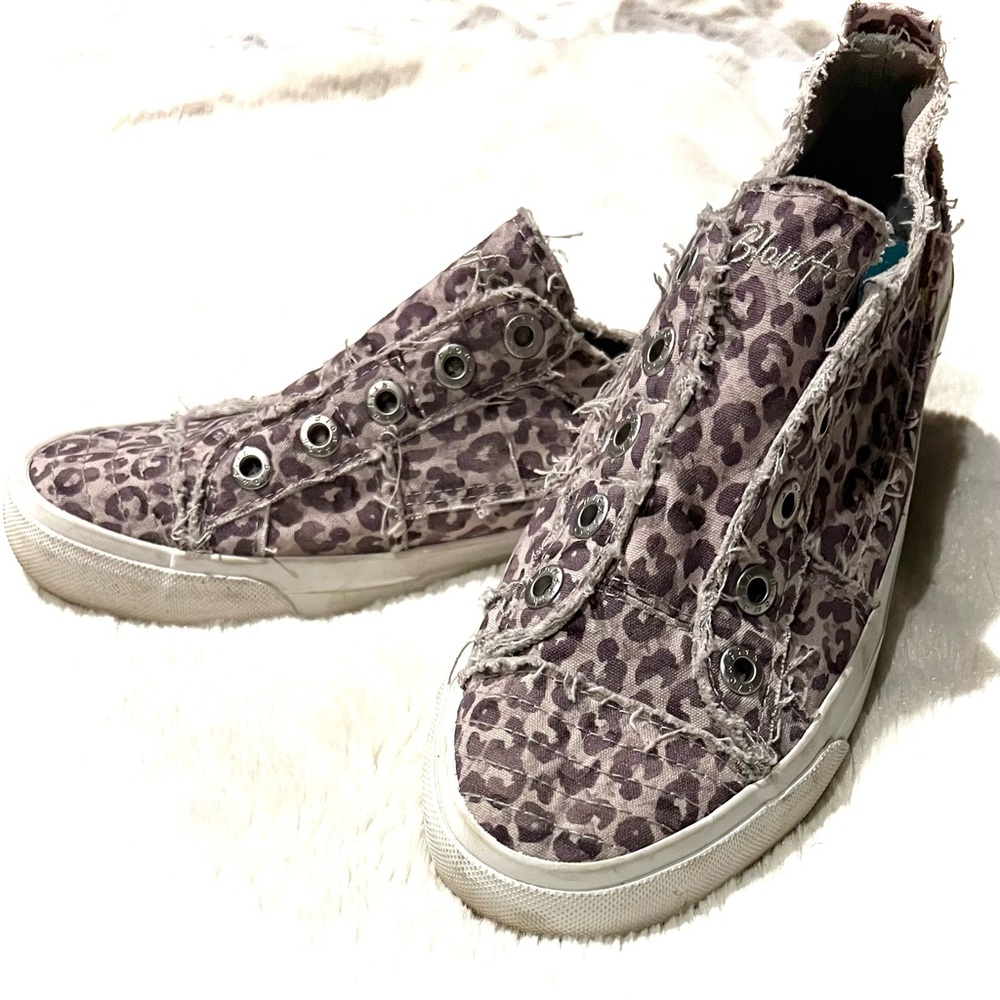 Blowfish Leopard Slip-On Sneakers 9